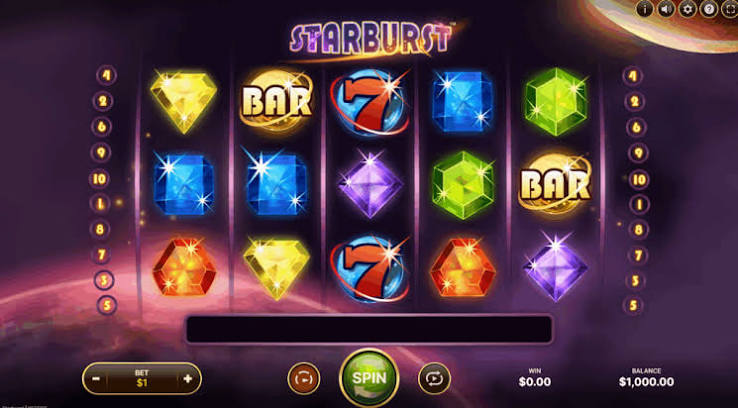 Starburst Slot Oplev Det Lysende Univers Af Spil